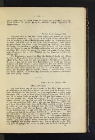 Anecho, den 2. Januar 1905.