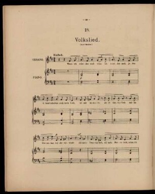 Volkslied (op. 20)