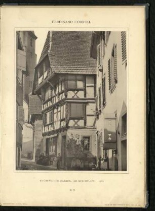 Buchsweiler (Elsass), am Kirchplatz. 1670.