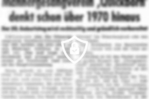 Männergesangverein "Quickborn" denkt schon über 1970 hinaus