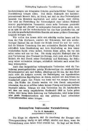 283-296, Bekämpfung beginnender Verwahrlosung