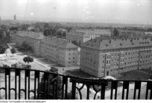 Dresden, Südviertel, Wiederaufbau, Oktober 1954