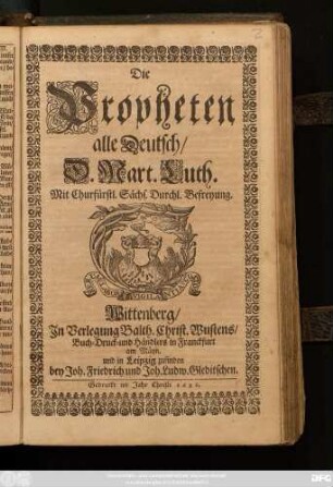 Die Propheten alle Deutsch