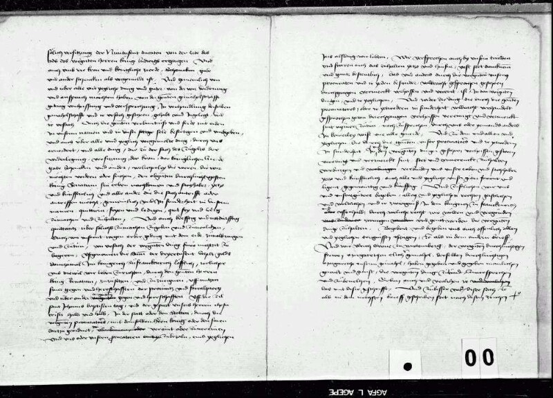 König Renatus von Sizilien vergleicht sich mit dem Gesandten der Gräfin Margarete und des Grafen Ulrich V. über die Ansprüche der Gräfin.