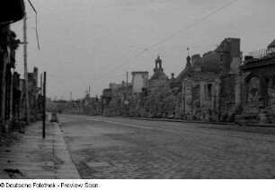 Zerstörte Straße