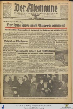 29.03.1941 (Samstag-Ausgabe)