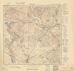 2068 (alte Nr.: 699) Flötenstein, Meßtischblatt (4cm - Karte)