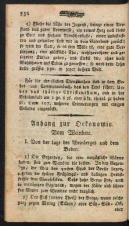 Anhang zur Oekonomie