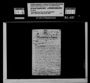 Heimatverhältnisse des Juden Leopold Hirsch und seiner Familie