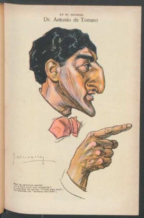 Dr. Antonio de Tomaso - [Caricatura] : De mi Guignol