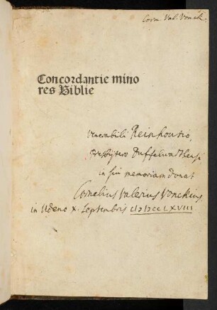 Concordantiae minores Bibliae