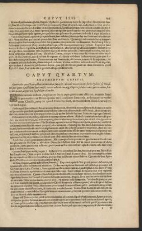Caput Quartum.