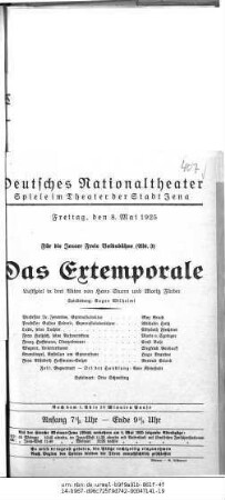 Das Extemporale