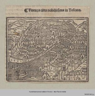Jacopo Filippo Foresti da Bergamo, Supplementum chronicarum: Ansicht von Florenz