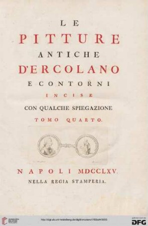 Band 4: Le pitture antiche d'Ercolano e contorni