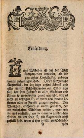 Die Furcht des Todes : mit Gründen der Vernunft und des Glaubens bestritten