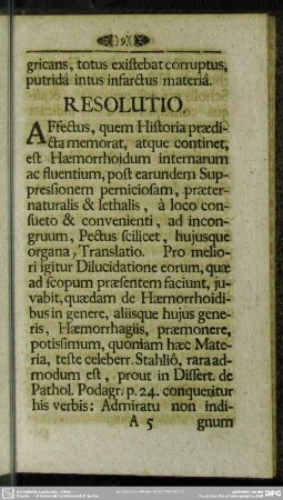 Resolutio