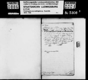 Zehntsachen, Oberamt Neckarsulm