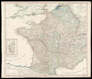 Karte von Frankreich