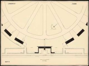 Hauptgebäude eines Flughafens Schinkelwettbewerb 1932: Lageplan 1:1000