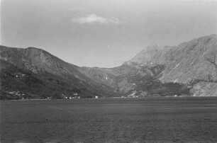 Küste Montenegros : Aufnahme der Küste und des Küstengebirges von Montenegro.