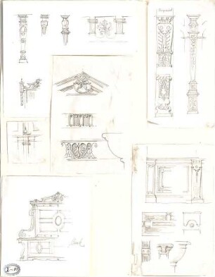 Lange, Ludwig; Lange - Archiv: X.11 Einzelformen (Renaissance / Barock) - Details