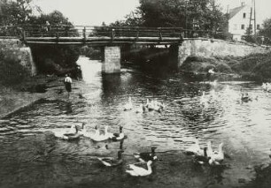 Benndorf, Wyhra-Brücke, um 1930