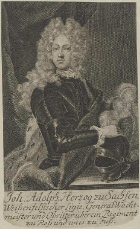 Bildnis des Johann Adolph, Herzog von Sachsen-Weißenfels