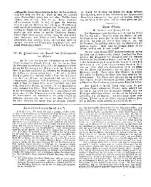 Dr. E. Zimmermann als Freund der Emancipation der Schule