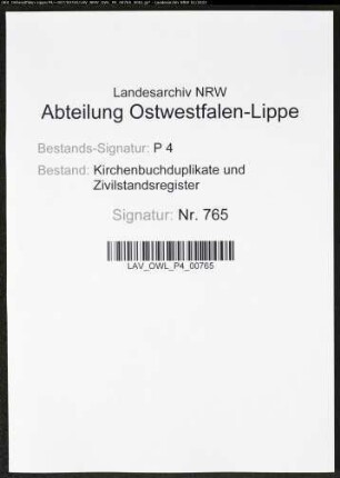 Kirchenbuchduplikat der katholischen Gemeinde Kamen (Gerichtsbezirk Hamm und Unna) (GHT 1815-1833). (Gemeinde: Kamen, katholische Gemeinde (Gerichtsbezirk Hamm und Unna))