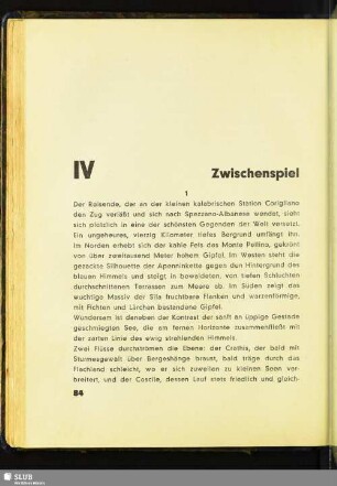 IV Zwischenspiel