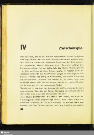 IV Zwischenspiel