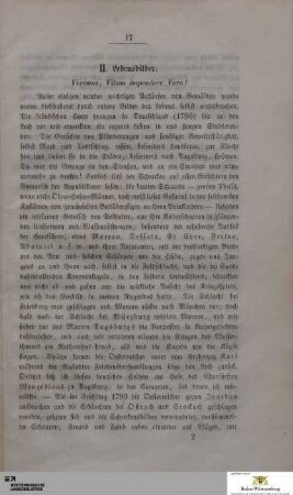 II. Lebensbilder