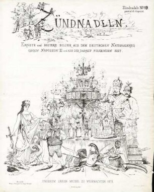 Zündnadeln: ernste und heitere Bilder aus dem deutschen Nationalkrieg gegen Napoleon III und aus der darauf folgenden Zeit