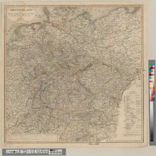 Deutschland oder Die Deutschen Bundes-Staaten nach ihrer Bildung vom Jahr 1814