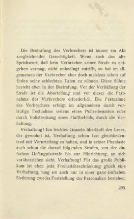 Festnahme des Verbrechers
