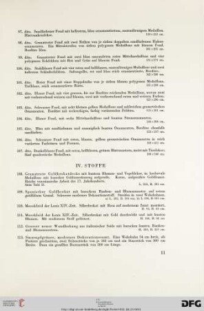 Stoffe (Nr. 108-113)