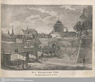 Das Wilsdruffer Thor vor der Demolierung Ao 1811