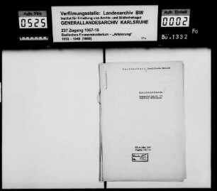 Neidenstein, Israelitische Gemeinde Lagerbuch-Nr. 122 Neidenstein