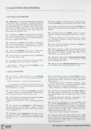 II. Quellenwerke