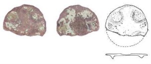 Kreuzemailscheibenfibel Deinstedt FStNr. 64