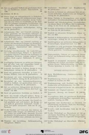 Diverse Antiquitäten (Nr. 600-633)