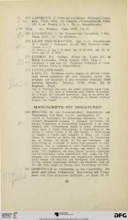 Manuscripte mit Miniaturen (Nr. 280-300w)