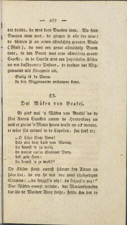 53. Dat Mäken von Brakel.