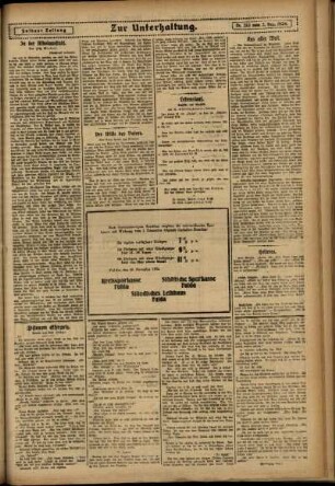 Zweite Ausgabe vom Freitag, den 05. Dezember 1924.