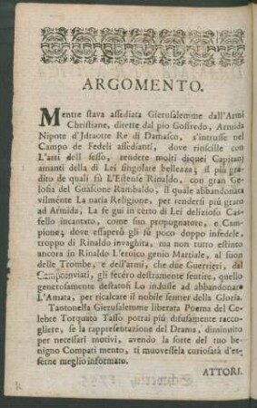 Argomento = Inhalt