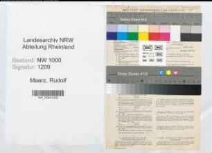 Entnazifizierung Rudolf Maerz, geb. 02.10.1912 (Architekt)