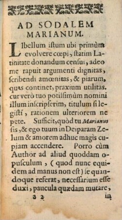 Continua Beatissimae Virginis Mariae Memoria In Quotidianis Actionibus, Olim A Viris Sanctis Usurpata Et Posthac A Devotis Mariae Clientibus Usurpanda