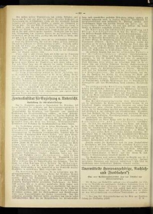 Unermittelte Heeresangehörige, Nachlaß- und Fundsachen : eine neue Aufklärungsmöglichkeiten über das Schicksal von Heeresangehörigen