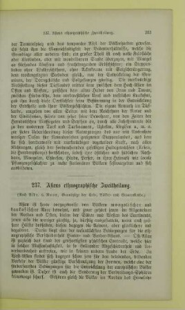 237. Asiens ethnographische Zweitheilung